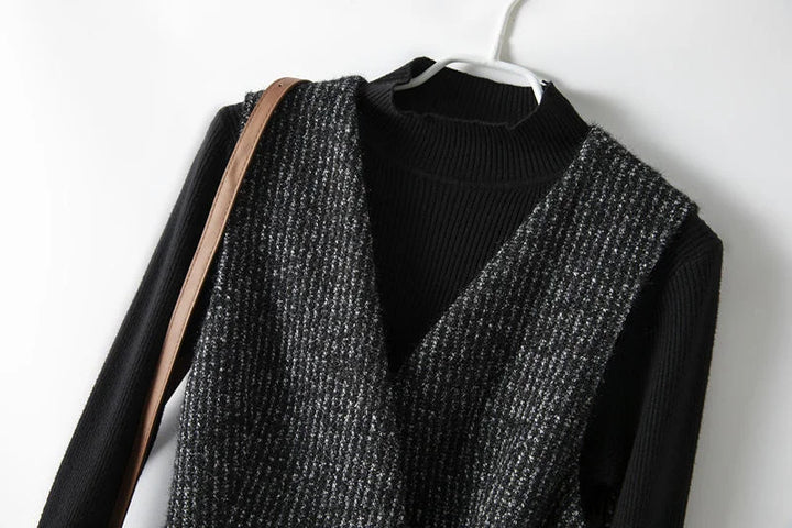 Harper Brooklyn| Textured Wrap Vest