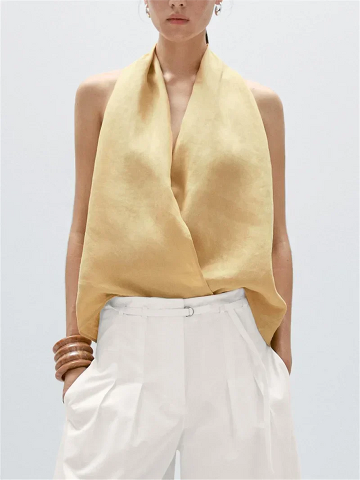 Harper Brooklyn | Drape Linen Vest