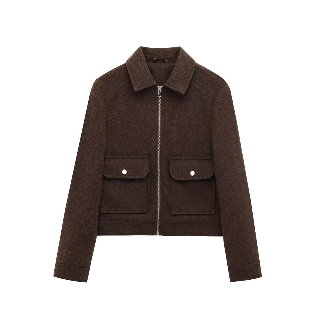 Harper Brooklyn | Women's Wool Bomber Jacket