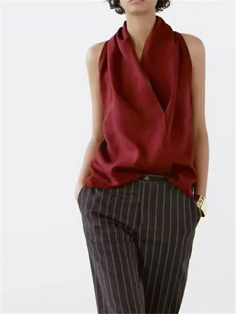 Harper Brooklyn | Drape Linen Vest