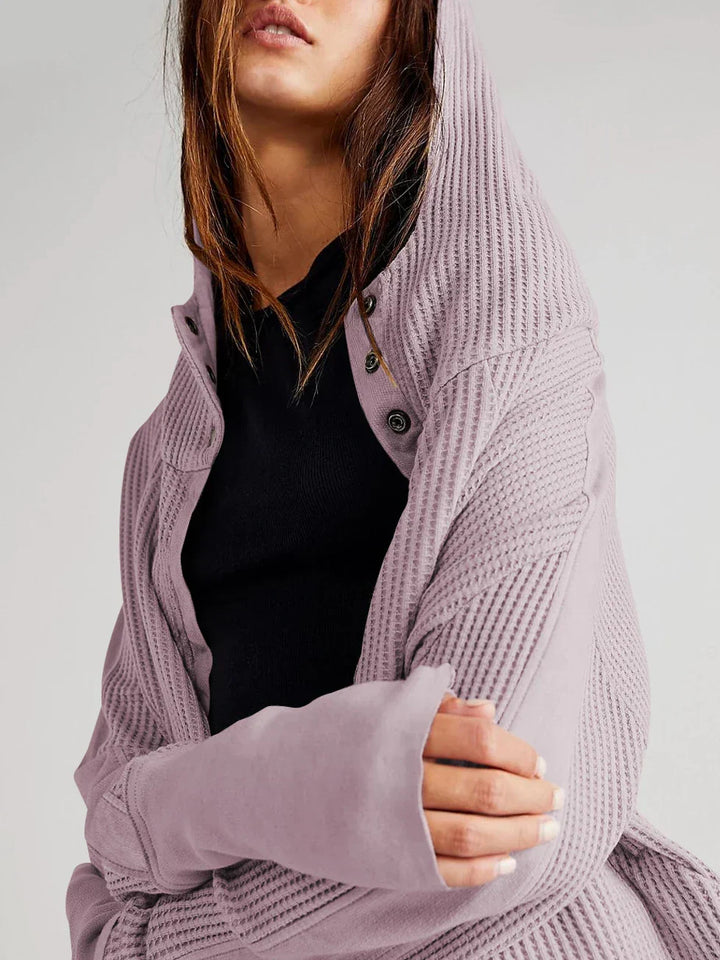 Harper Brooklyn | Waffle Hoodie
