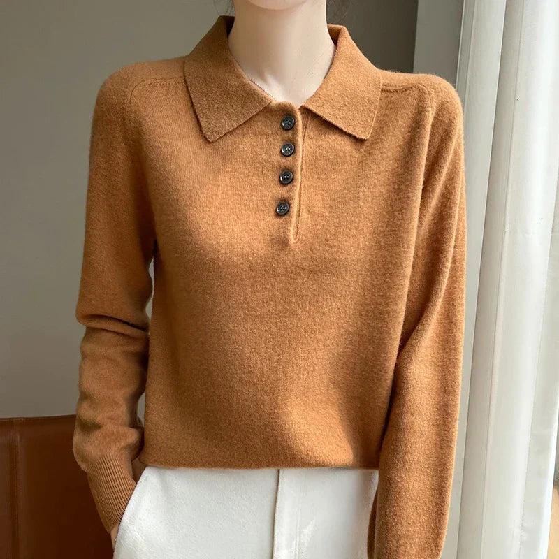 Harper Brooklyn| Wool Polo Sweater