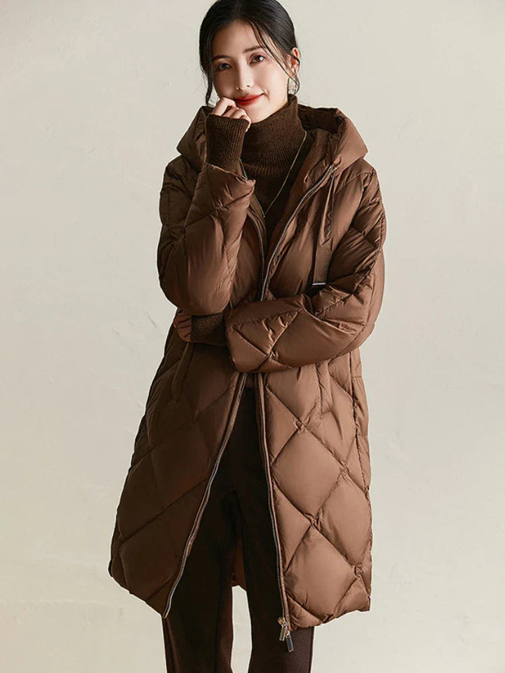 Harper Brooklyn | Quilted Hooded Down Coat
