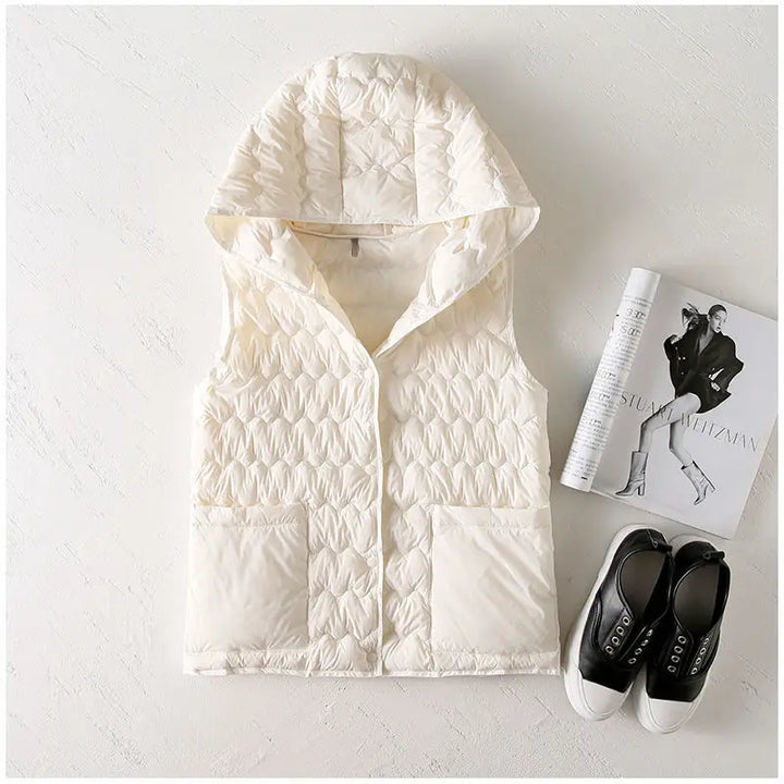 Harper Brooklyn | Puffer Vest in Gold