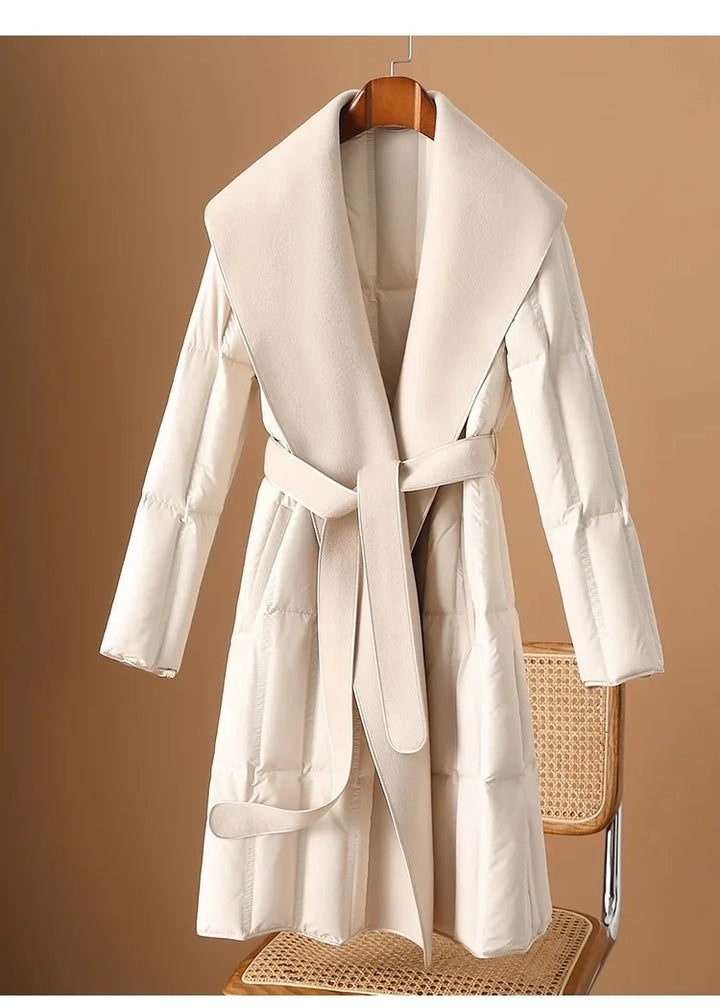 Harper Brooklyn| Down Coat with Wool Collar