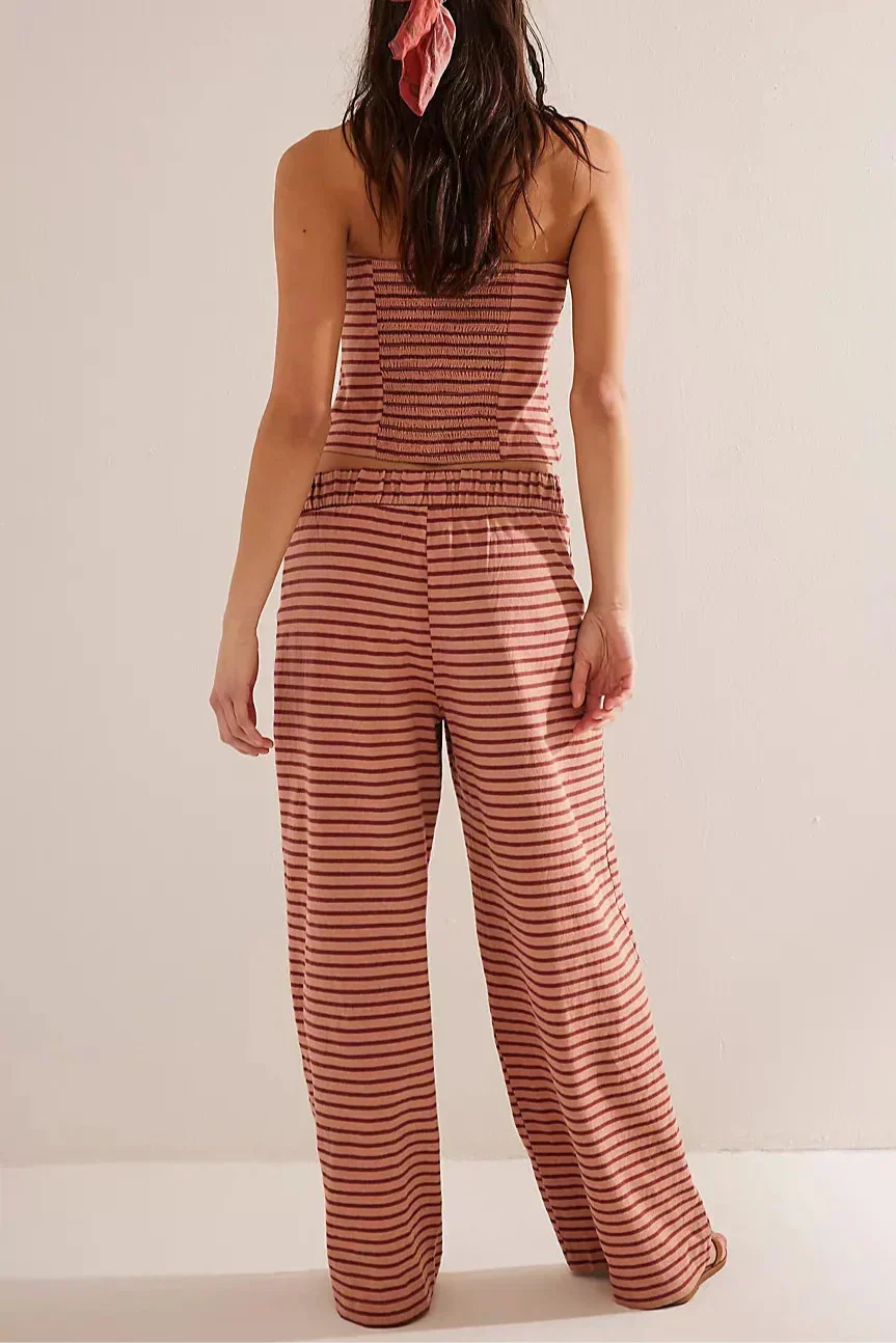 Harper Brooklyn | Linen Striped Set