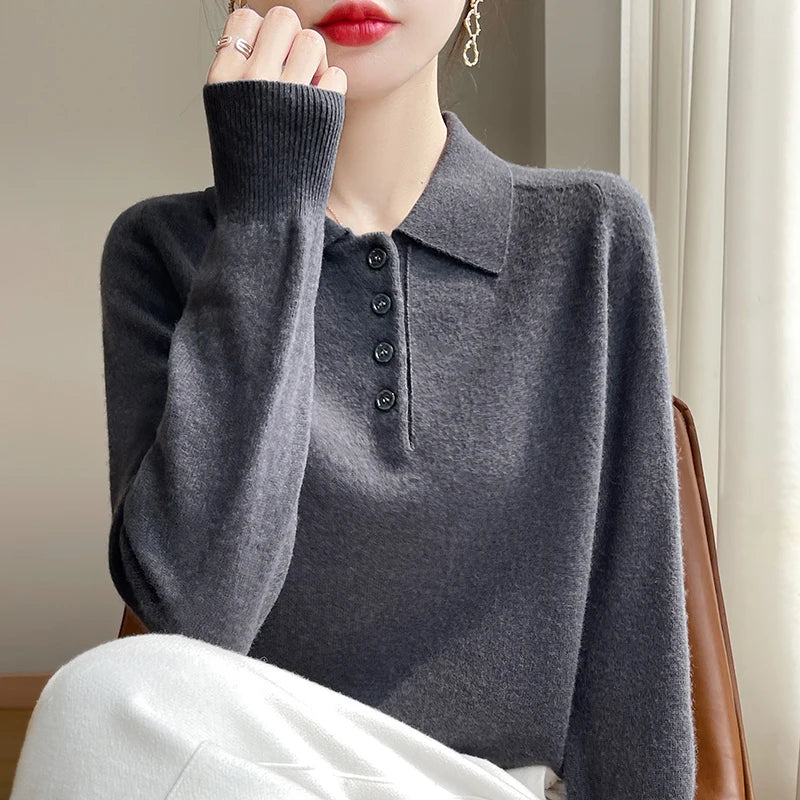 Harper Brooklyn| Wool Polo Sweater
