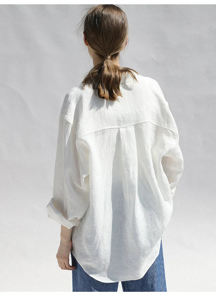 Harper Brooklyn | Oversized Linen Blouse