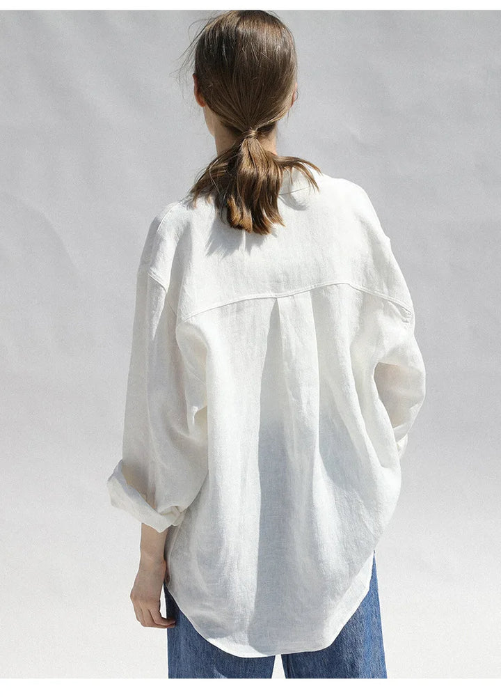 Harper Brooklyn | Oversized Linen Blouse