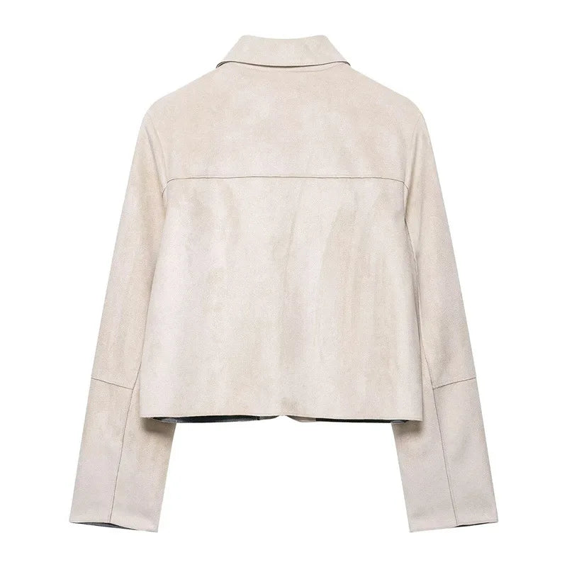 Harper Brooklyn | Suede Cropped Jacket