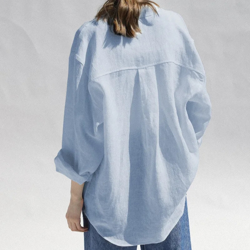 Harper Brooklyn | Oversized Linen Blouse