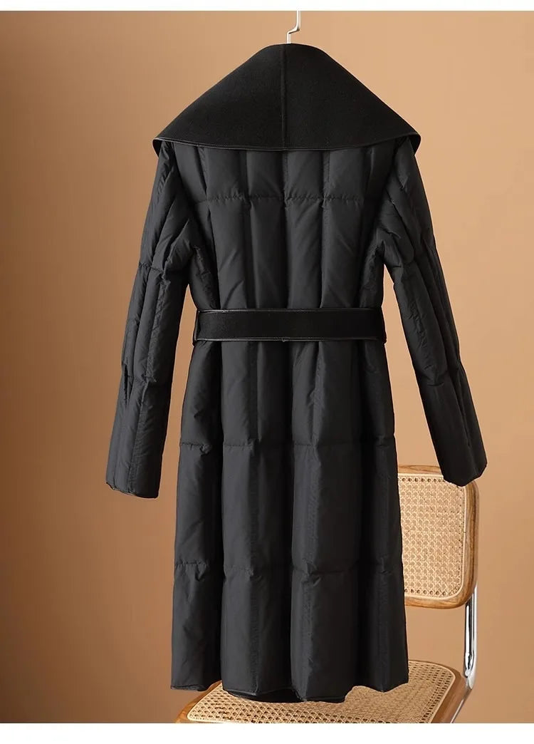 Harper Brooklyn| Down Coat with Wool Collar