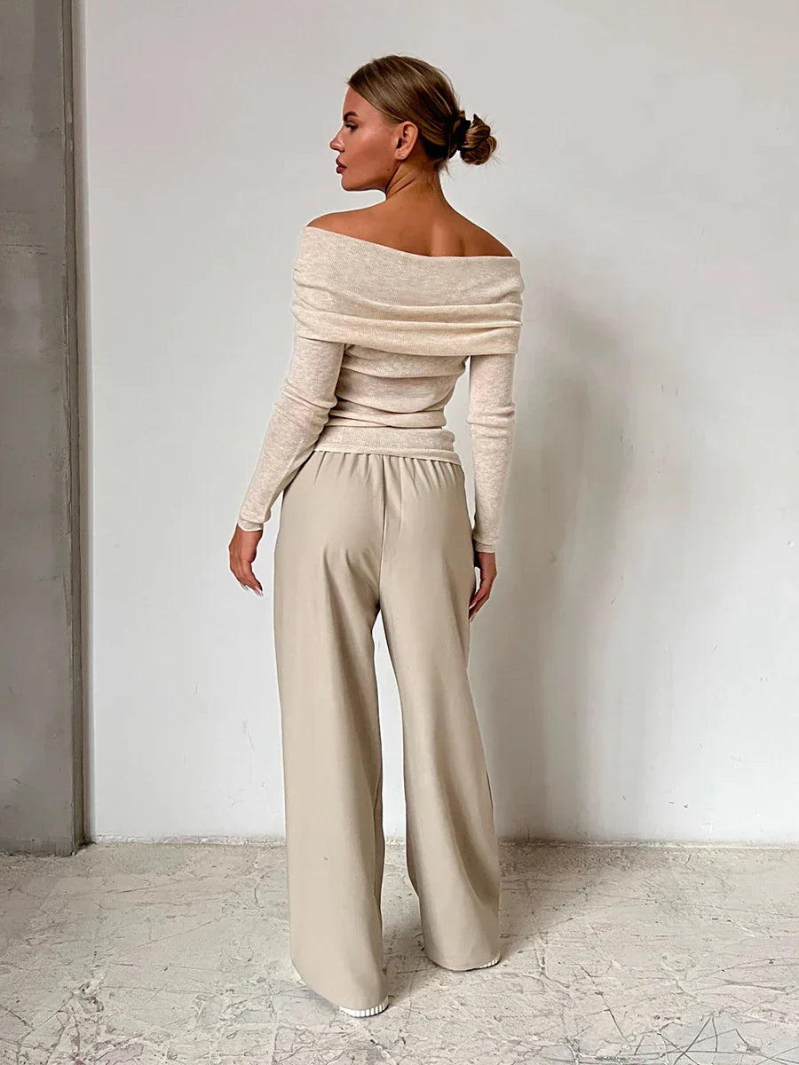 Harper Brooklyn | Off-Shoulder Knit Top
