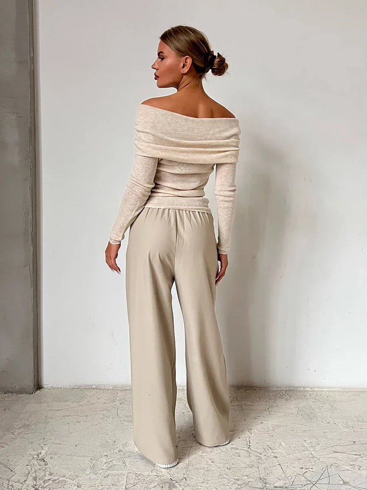 Harper Brooklyn | Off-Shoulder Knit Top