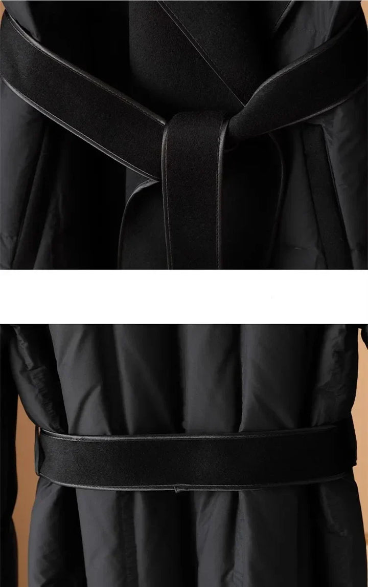 Harper Brooklyn| Down Coat with Wool Collar