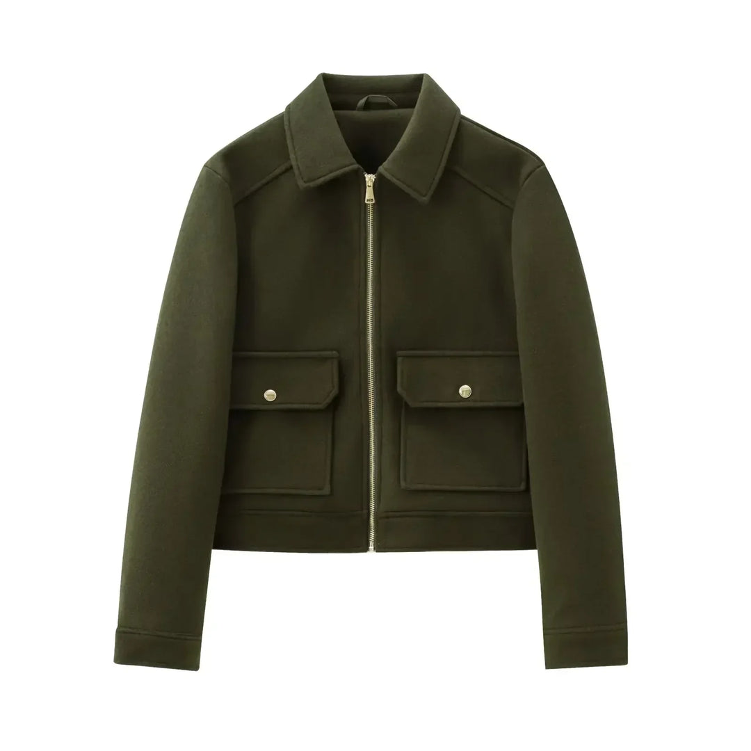 Harper Brooklyn | Women's Wool Bomber Jacket
