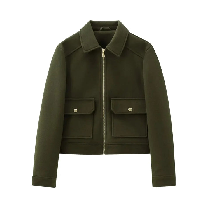Harper Brooklyn | Women's Wool Bomber Jacket