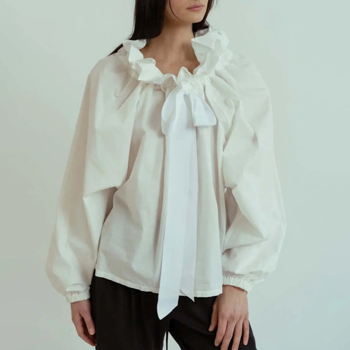 Harper Brooklyn | Puffed Cotton Blouse
