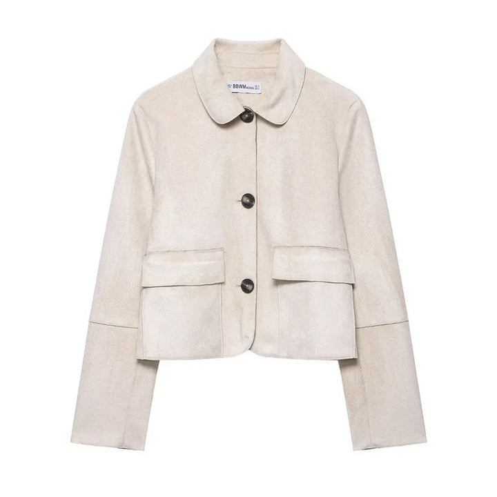 Harper Brooklyn | Suede Cropped Jacket
