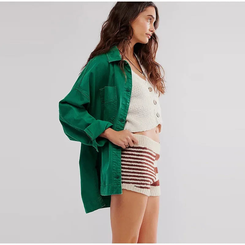 Harper Brooklyn| Washed Denim Jacket