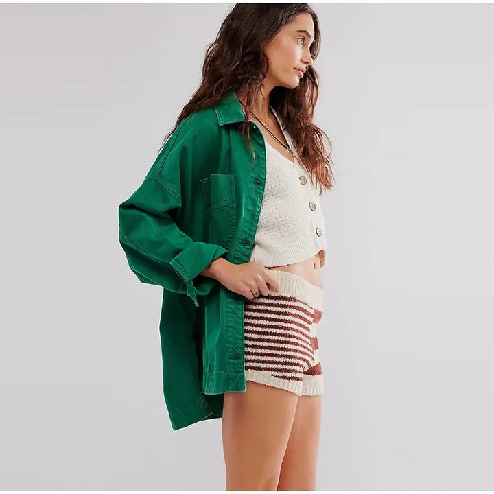 Harper Brooklyn| Washed Denim Jacket