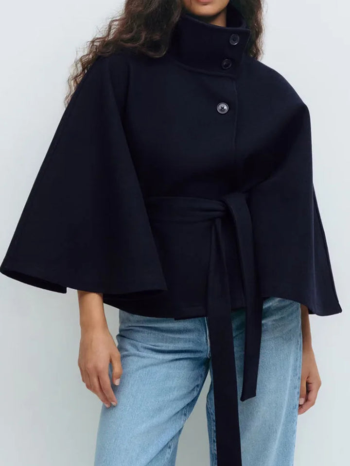 Harper Brooklyn| Wool-Blend Cape Coat