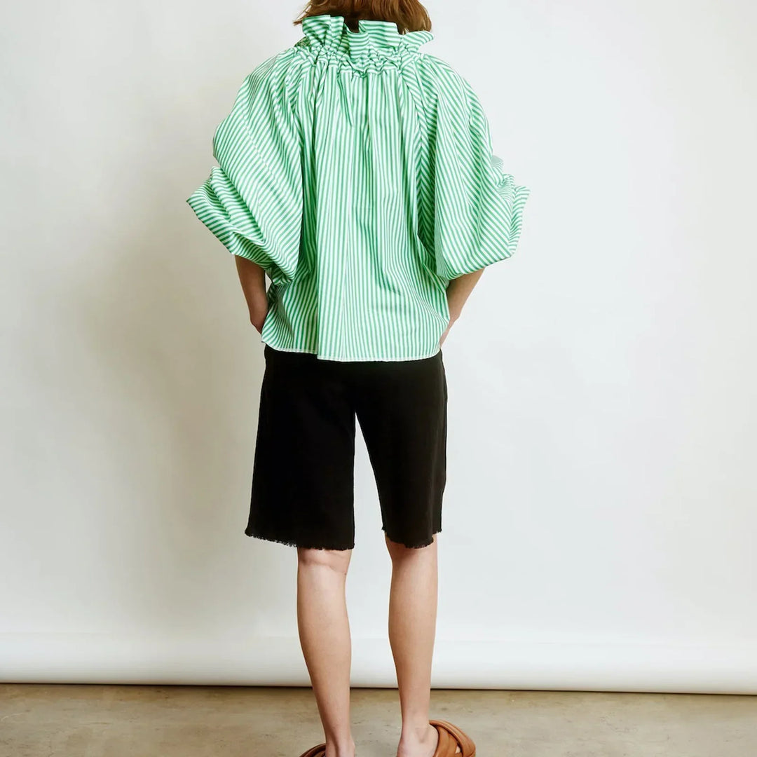 Harper Brooklyn | Puffed Cotton Blouse
