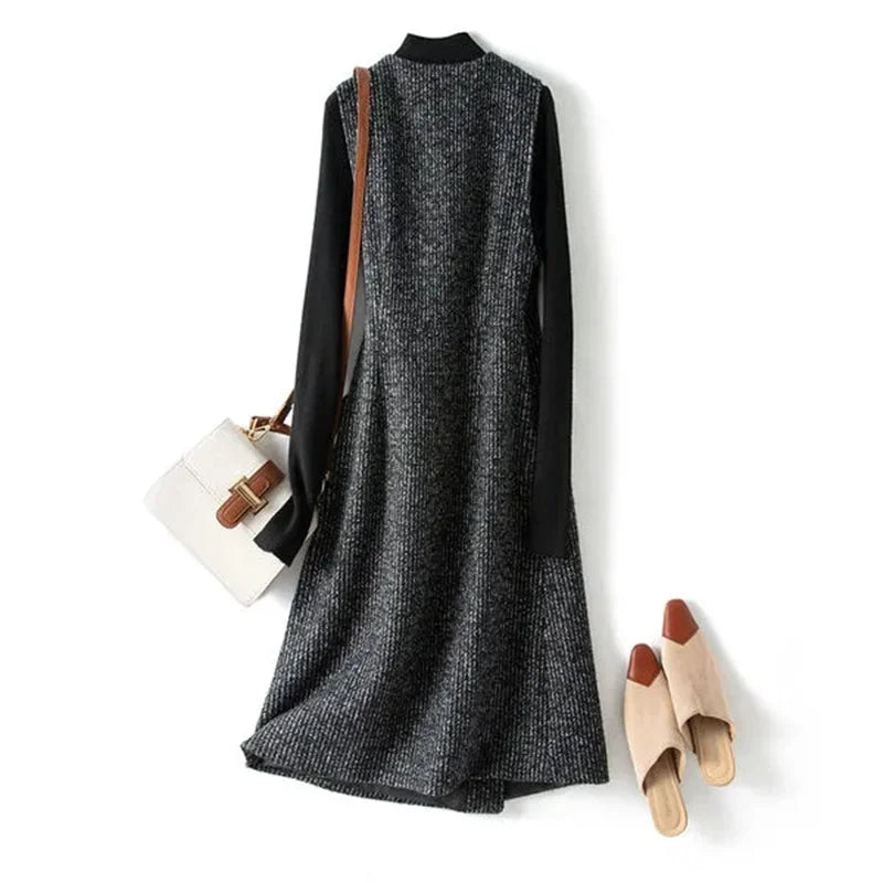 Harper Brooklyn| Textured Wrap Vest