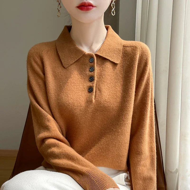 Harper Brooklyn| Wool Polo Sweater
