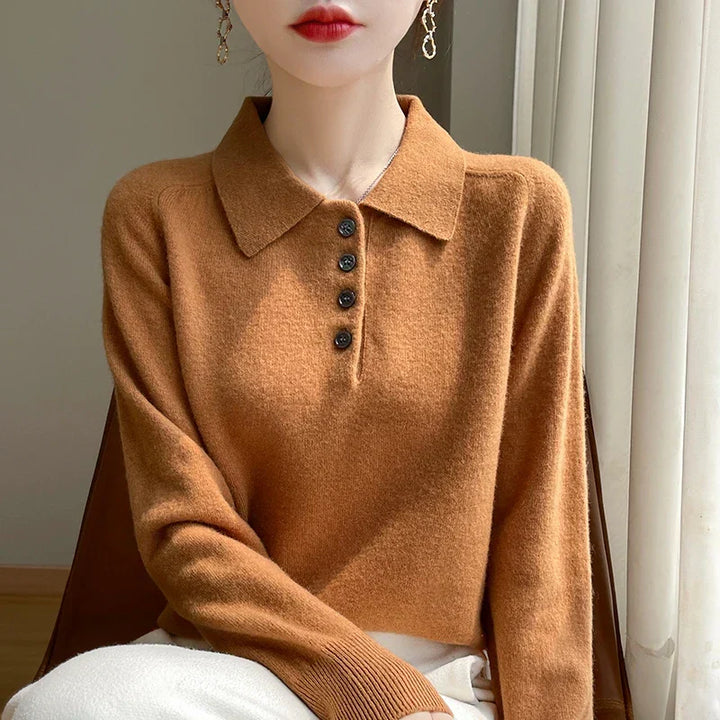 Harper Brooklyn| Wool Polo Sweater