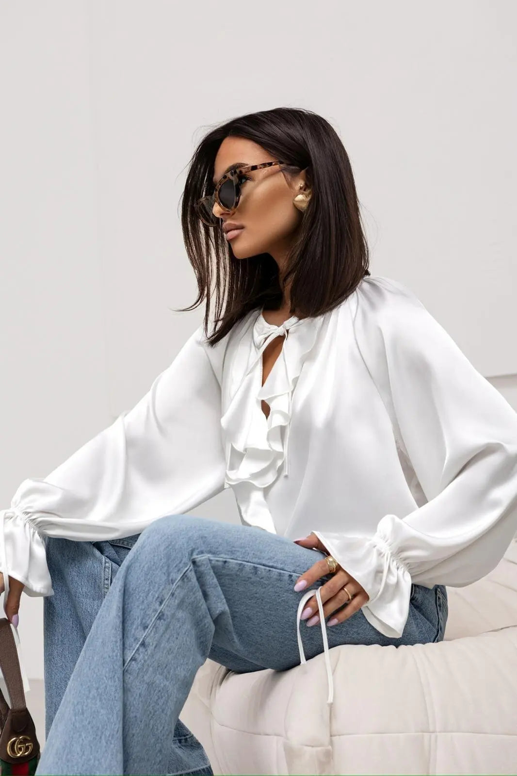 Harper Brooklyn | Satin Blouse