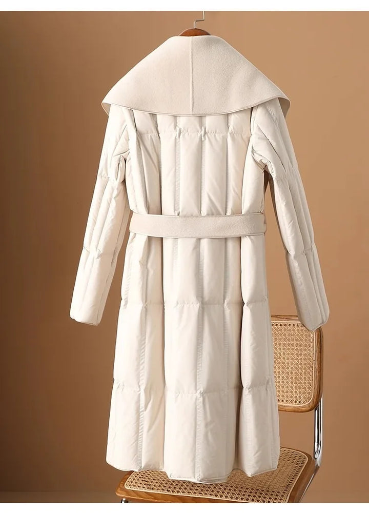 Harper Brooklyn| Down Coat with Wool Collar