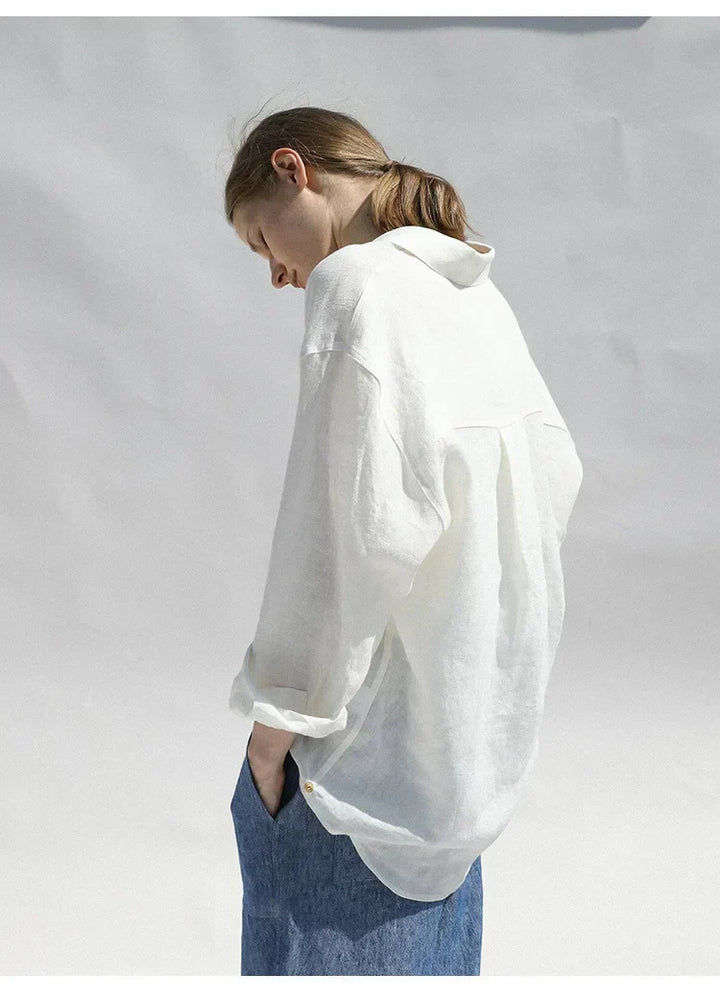Harper Brooklyn | Oversized Linen Blouse
