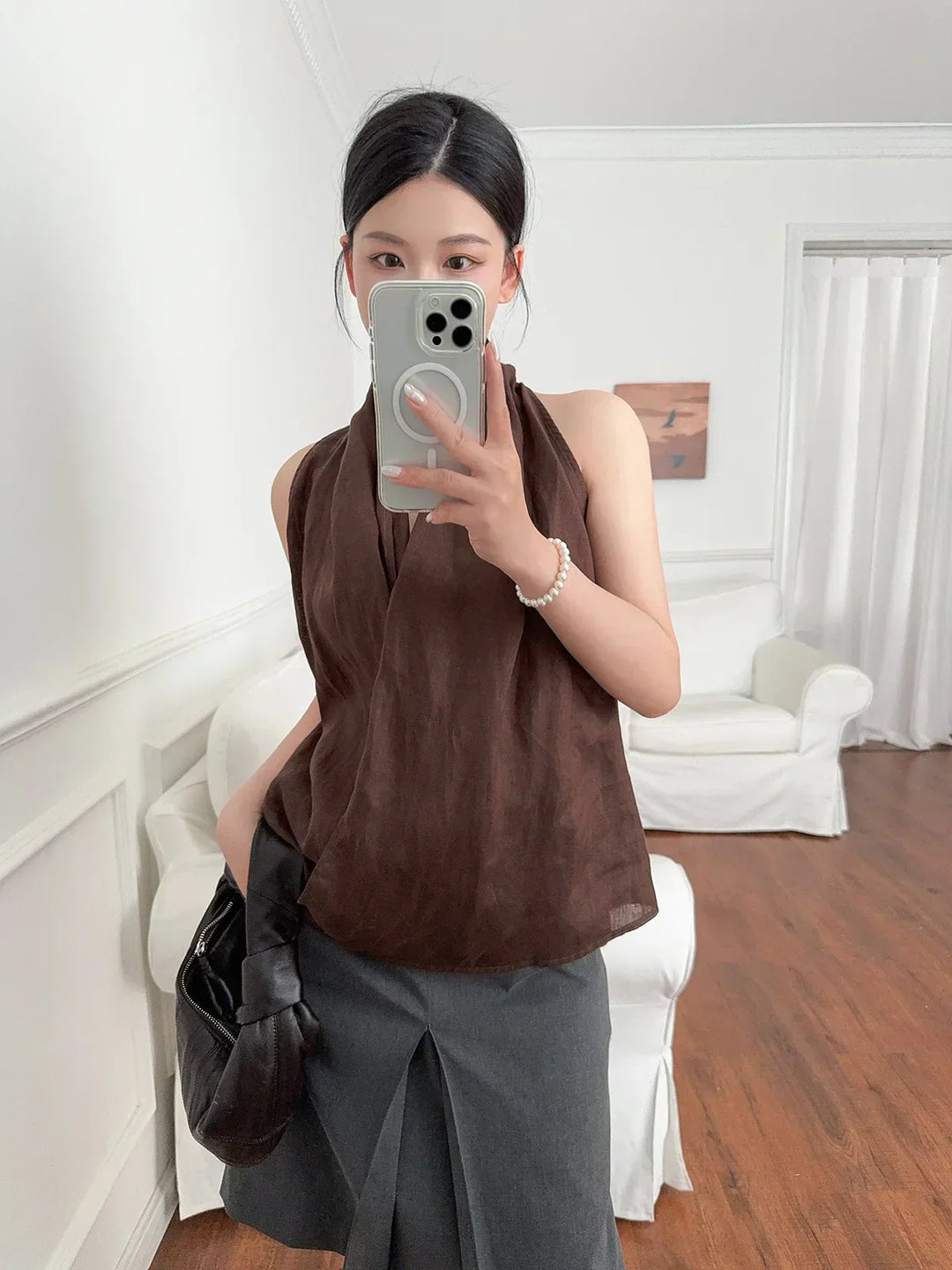 Harper Brooklyn | Drape Linen Vest