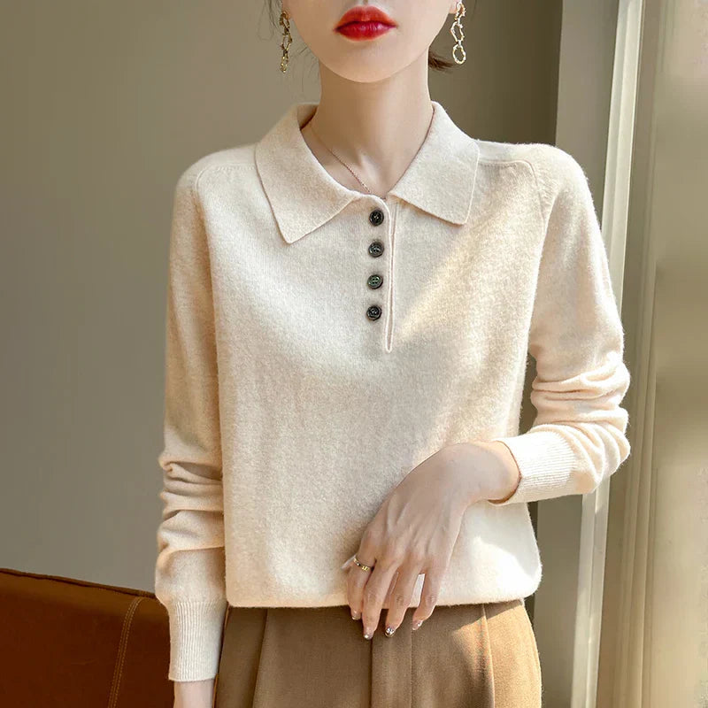 Harper Brooklyn| Wool Polo Sweater