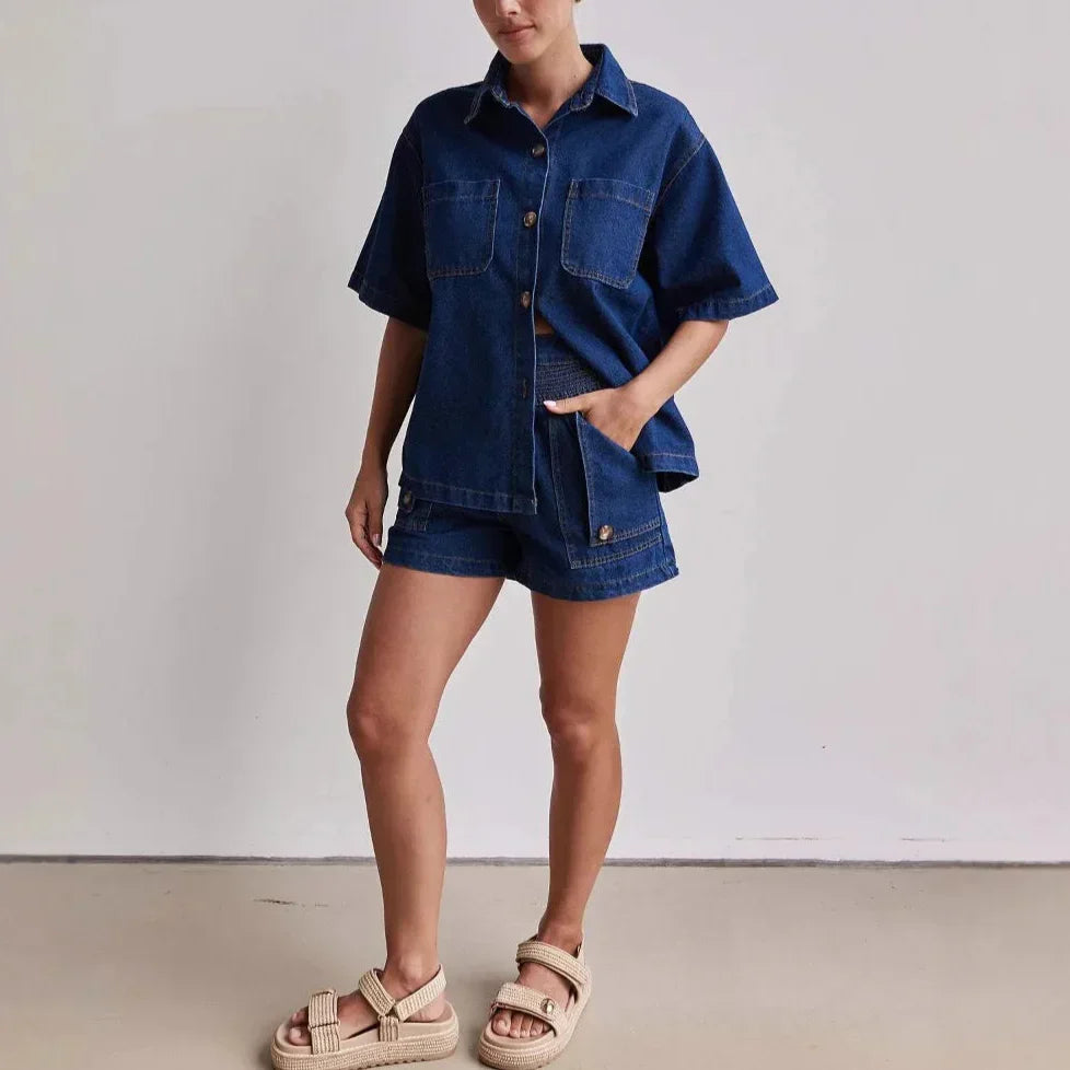 Harper Brooklyn | Denim Set - 100% Cotton
