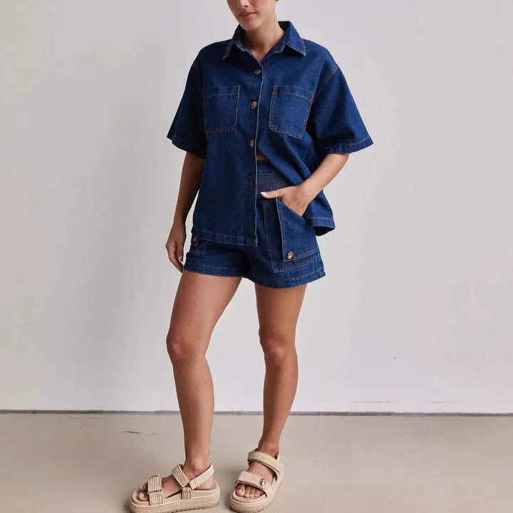 Harper Brooklyn | Denim Set - 100% Cotton