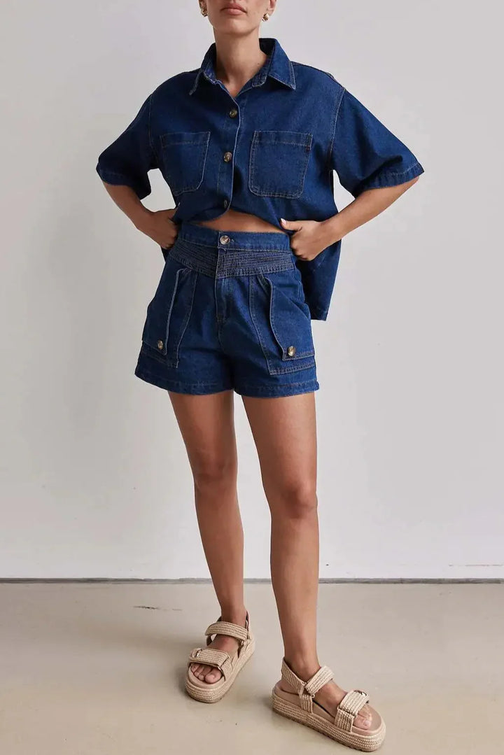 Harper Brooklyn | Denim Set - 100% Cotton