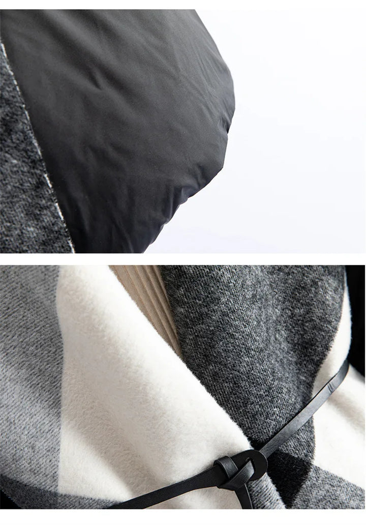 Harper Brooklyn | Down Coat with Wool Panels