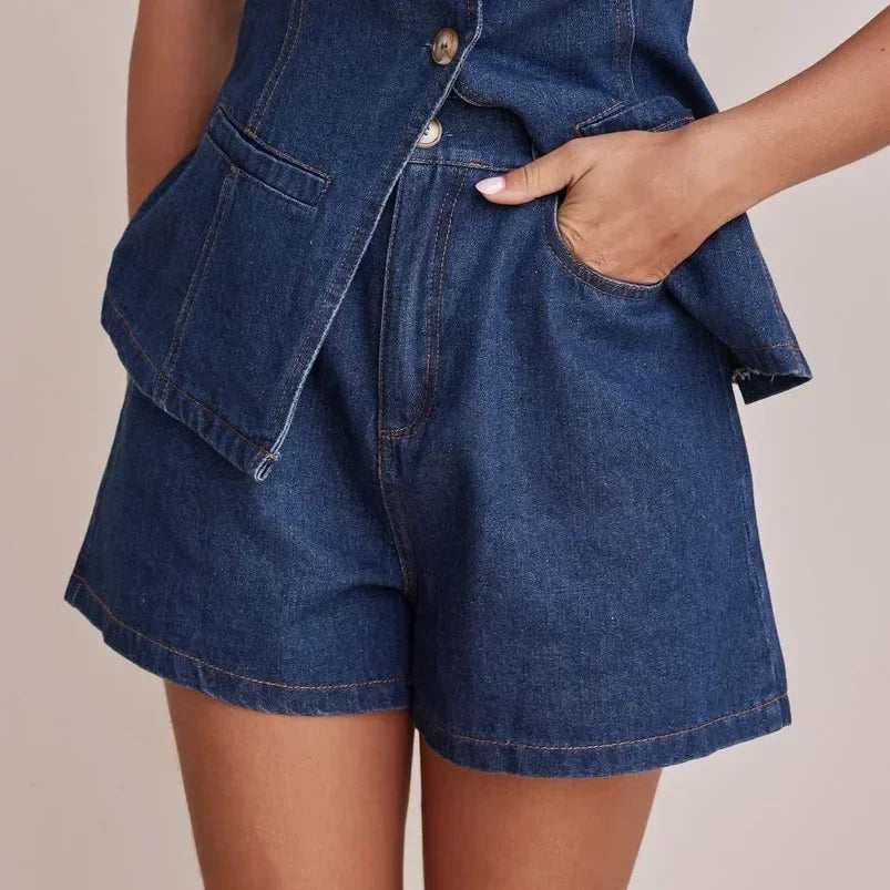 Harper Brooklyn| Denim Set - 100% Cotton
