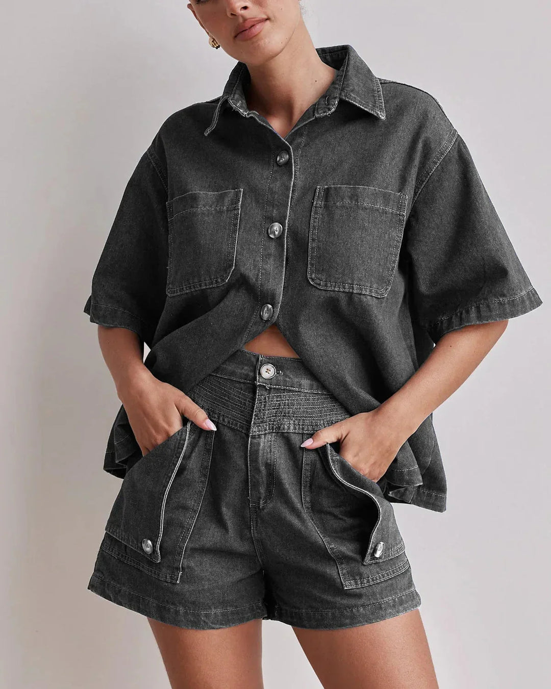 Harper Brooklyn | Denim Set - 100% Cotton
