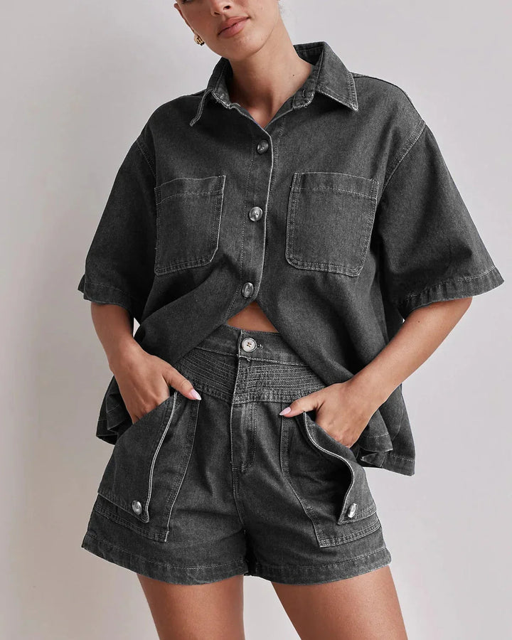 Harper Brooklyn | Denim Set - 100% Cotton