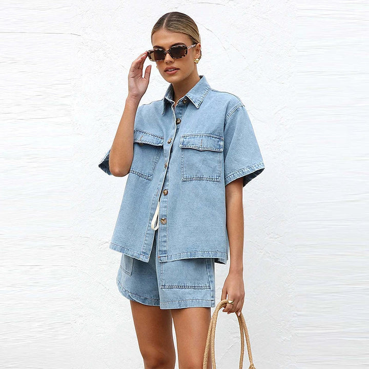 Harper Brooklyn | Denim 2-Piece Set