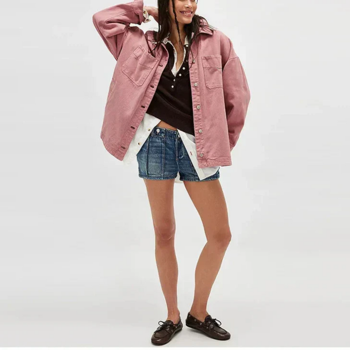 Harper Brooklyn| Washed Denim Jacket