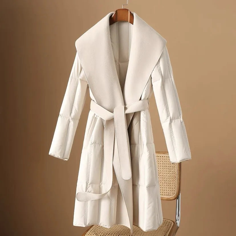 Harper Brooklyn| Down Coat with Wool Collar