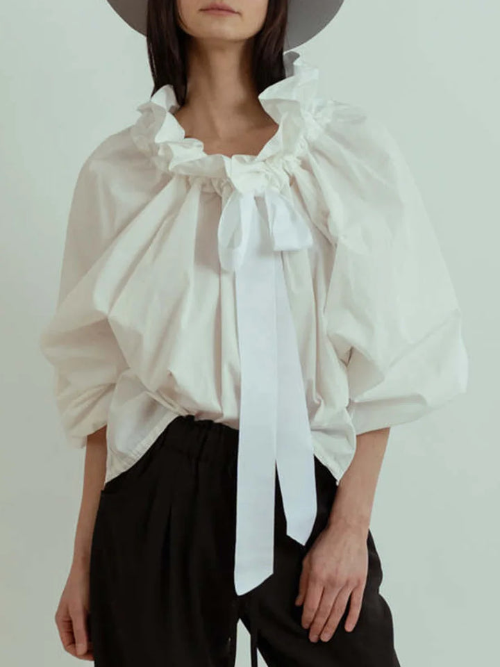 Harper Brooklyn | Puffed Cotton Blouse
