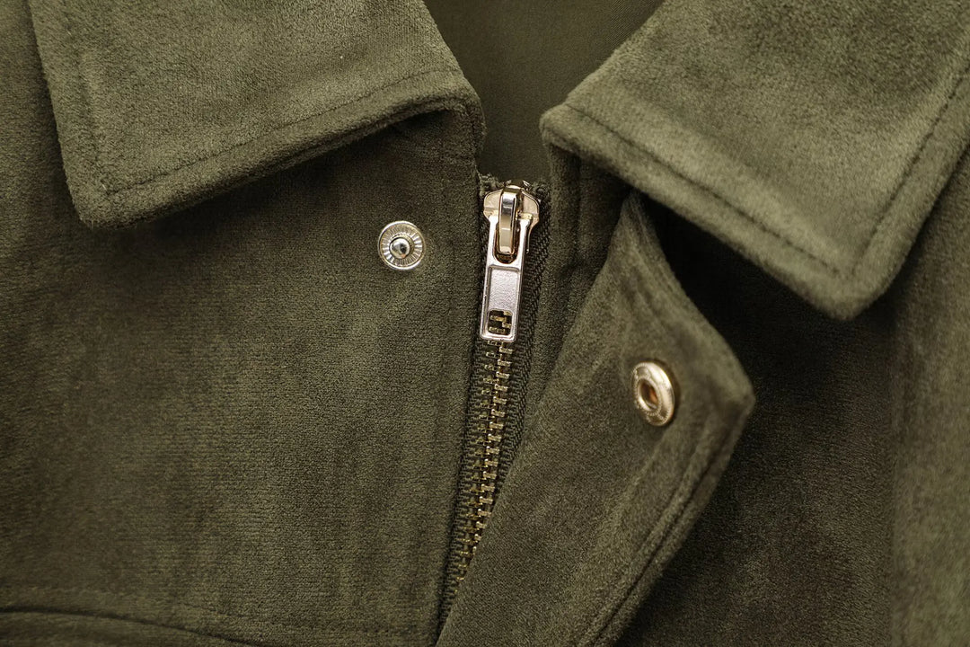 Harper Brooklyn | Women's Suede Bomber