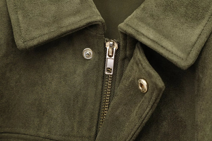 Harper Brooklyn | Women's Suede Bomber