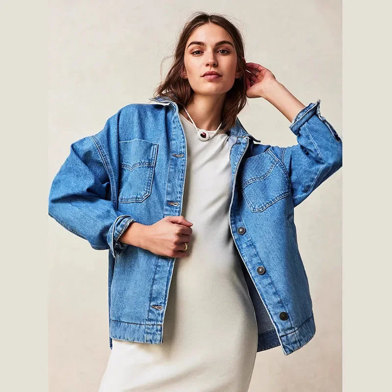 Harper Brooklyn| Washed Denim Jacket
