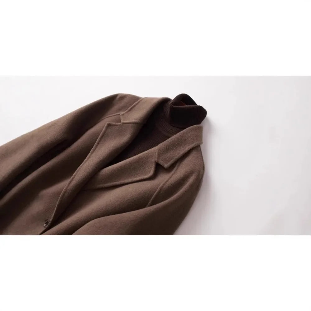Harper Brooklyn | Wool Herringbone Coat